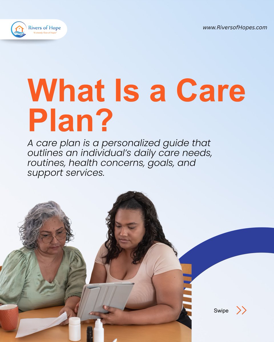 RiversofHope1's tweet photo. A care plan is more than just paperwork—it’s a roadmap to independence! 🗺️📷 Learn how structured routines in AFC &amp; GAFC programs create comfort and better health outcomes for your loved ones.   https://t.co/GnIFUwj02a (508) 440-4280 https://t.co/aZmRSeqb7a