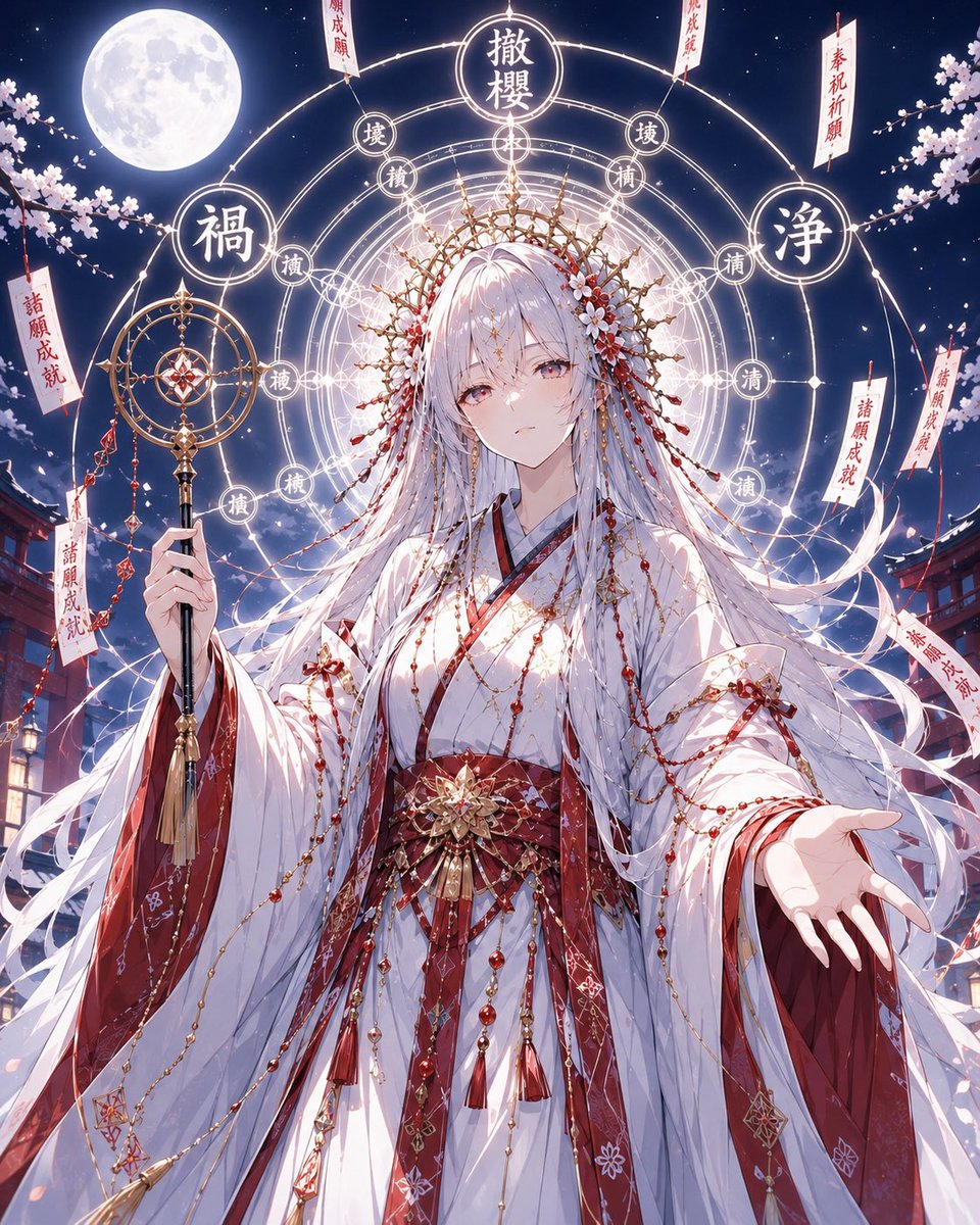 aaca0518's tweet photo. I can���t seem to fix it 😢

#AIart️️️️️️️️️️️️️️️️️️️️️️️️️️️️️️️️️️️️️️️️️️️️️️️️️️️ 
#FantasyArt #AnimeArt #ShrineMaiden #Celestial #DivinePriestess #Moonlight #Spiritual #Ethereal #Mandala #MagicCircle #DarkFantasy #AnimeIllustration #Goddess