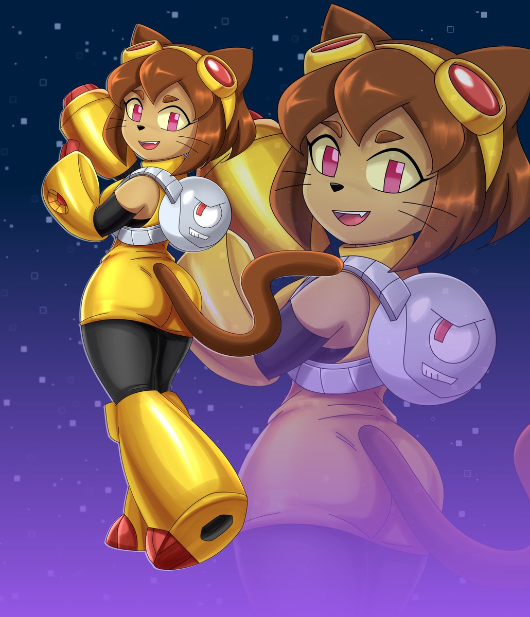 JohnnyDrawz's tweet photo. Kit &amp; Kaboodle - Gameoverse 

#Gameoverse #Kit #digitalart #fanart https://t.co/vb61mMFqLG