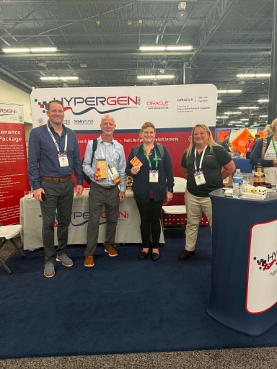 HypergenInc's tweet photo. Great connecting with PeopleSoft leaders at the PeopleSoft RECONNECT Live Annual Conference in Dallas and discussing modernization, cloud strategy, and optimization. 🎉
Thanks to everyone who connected with the HyperGen team.
#BP4D26 #PeopleSoftRECONNECT26 #PeopleSoft #HyperGen https://t.co/SPLogVBfrN
