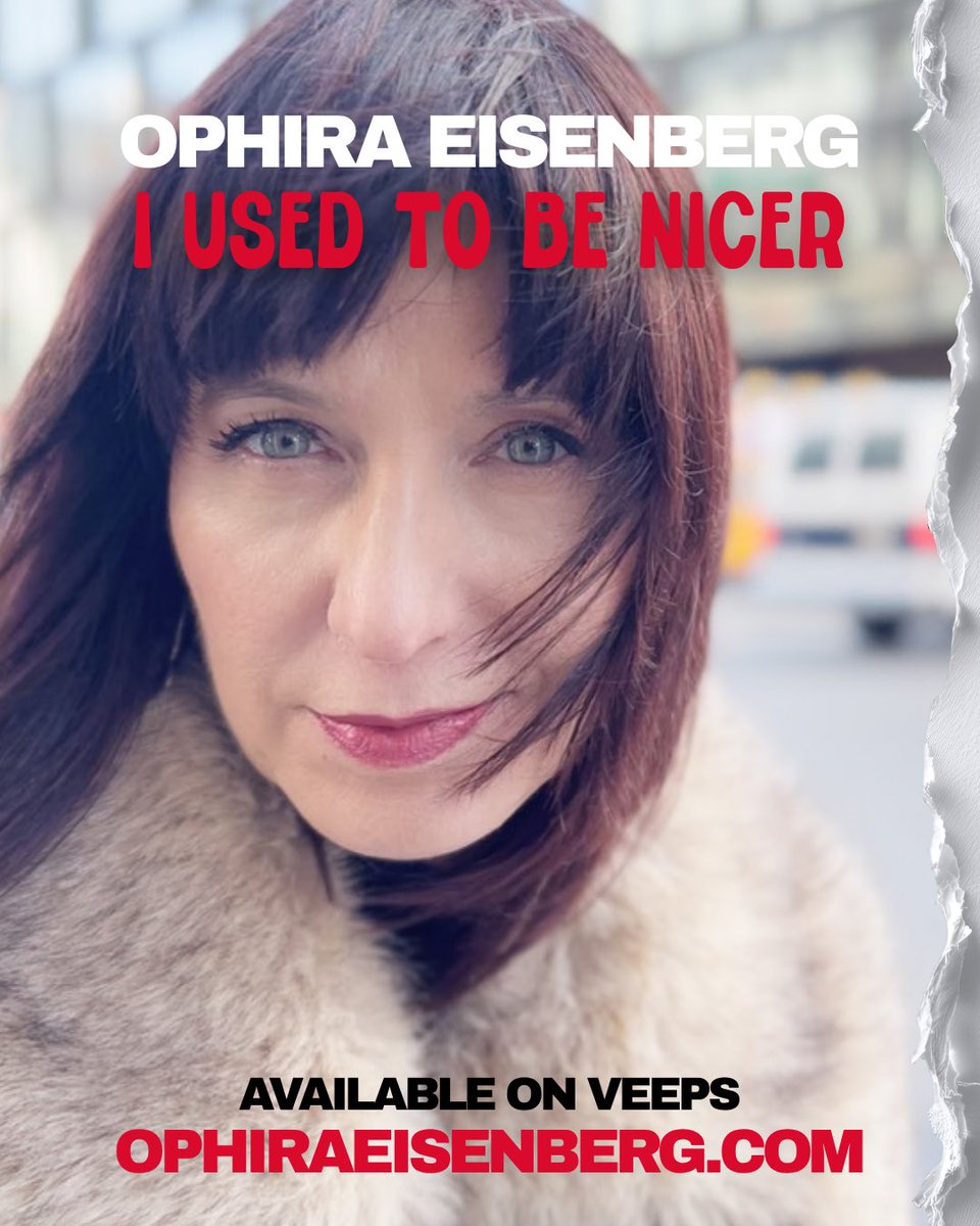 OphiraE's tweet photo. Some fabulous photos PBS the Photographer from the live taping Comedy Cellar of my new special "I Used to be Nicer" available now to watch exclusively on @Veeps.

Watch it HERE-> https://t.co/AjediiP5Ww https://t.co/pojwokrAvz