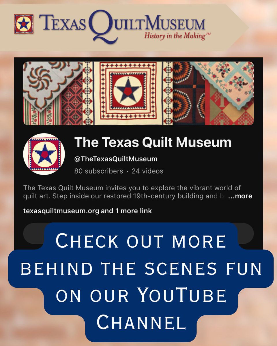 TxQuiltMuseum's tweet photo. https://t.co/UALWHQrF1T