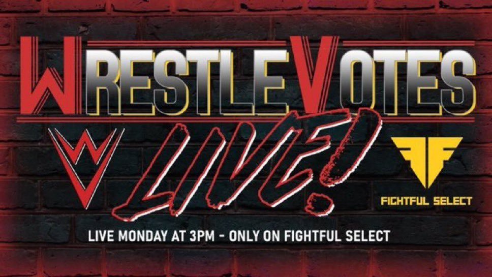Fightful's tweet photo. Get your questions in for @WrestleVotes Live at 3:00 PM ET on @FightfulSelect! https://t.co/qZhrPdgTrb