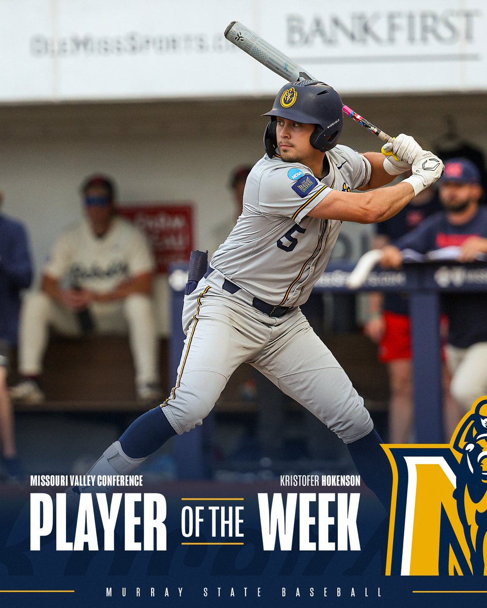 RacersBaseball's tweet photo. Honored

@KristoferHoken1 is your MVC Player of the Week!

#GoRacers🏇 https://t.co/SqR24VEeWU