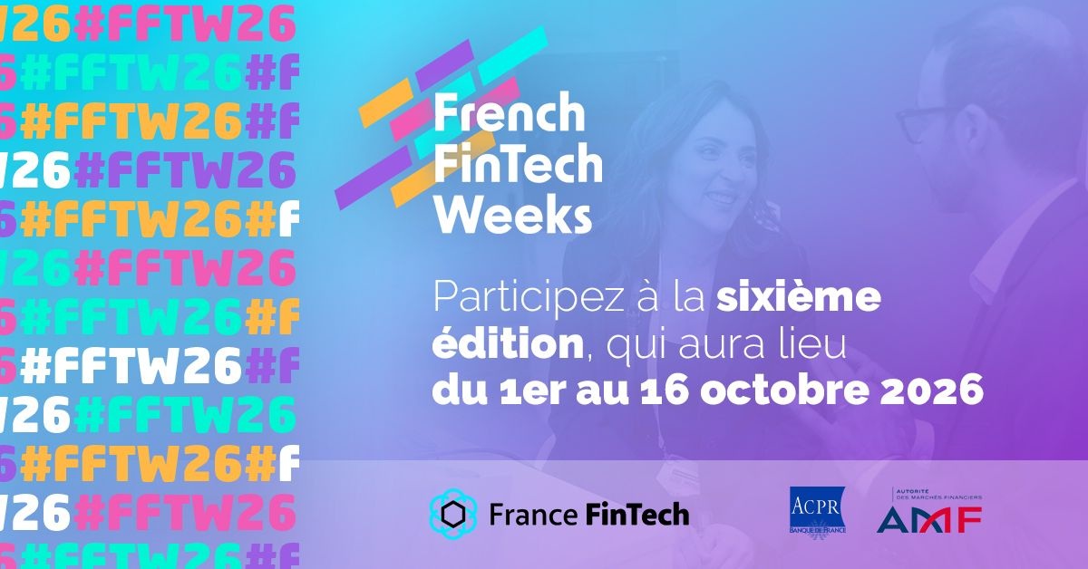 AMF_actu's tweet photo. [#Innovation 🚀] La 6e édition des French Fintech Weeks organisée par l’AMF, l’@ACPR_actu et @FranceFintech aura lieu du 1er au 16 octobre 2026.

Retrouvez l’ensemble des informations ici ➡️ https://t.co/6b3mo8vECe

#FFTW26 https://t.co/3qZBU5o22V