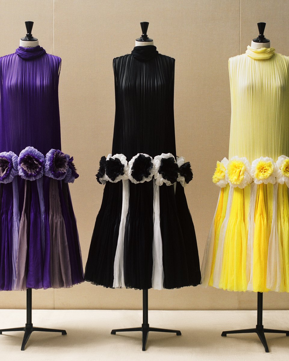 Dior Cruise 2027. Opening the Los Angeles show, a trio of dresses