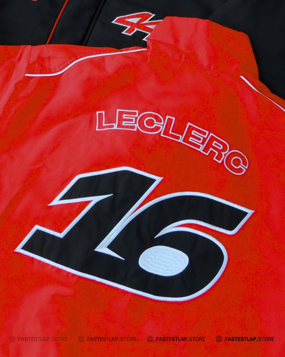 fastestlapstore's tweet photo. Scuderia Ferrari F1 PUMA Charles Leclerc Racing Jacket

เติมลุคสายซิ่งสำหรับ Team Charles Leclerc ด้วย Racing Jacket ดีไซน์สปอร์ตสุดพรีเมียม ใส่ได้แบบ everyday look สุดเท่ห์
Unisex ใส่ได้ทั้งผู้ชายและผู้หญิง

Available size: S / M / L / XL https://t.co/9vkLRzNWgo