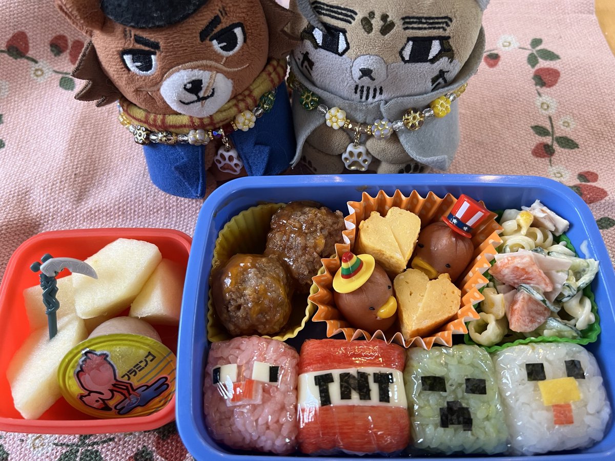 lovechang718's tweet photo. この前の息子のマイクラ弁当 https://t.co/c9nA52ysQg