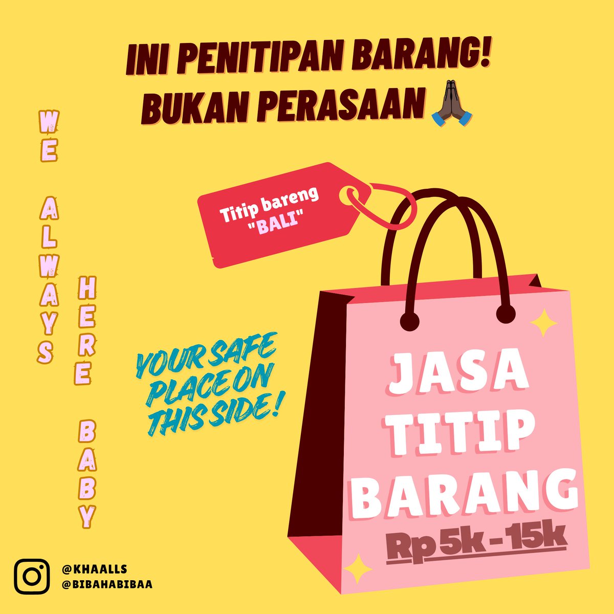 exsouw's tweet photo. @seukkag HALO GUYSS YANG NANTI KONSERAN TERUS MAU NITIP BARANG BISA KE AKUU YAA!! AKU BERDUA SAMA TEMEN KO!😃🩷 https://t.co/DEUx8fVWOm