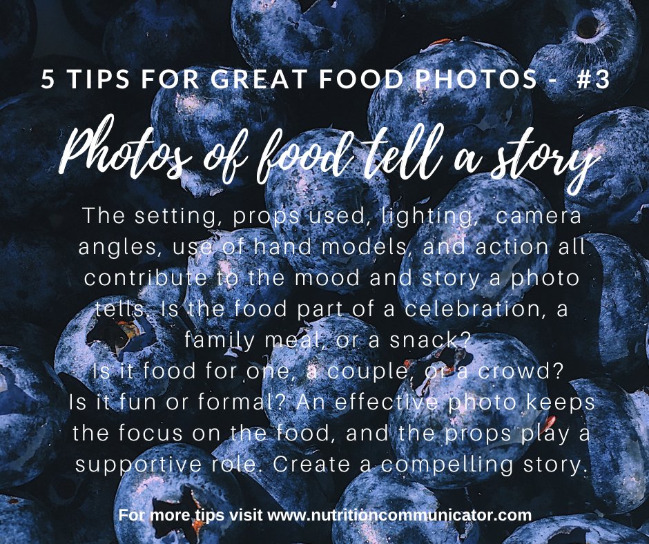 NCommunicator's tweet photo. This week's #tipontuesday reminds us of the power of photos to tell a story. Food photos included. https://t.co/IMJg1QCpIS