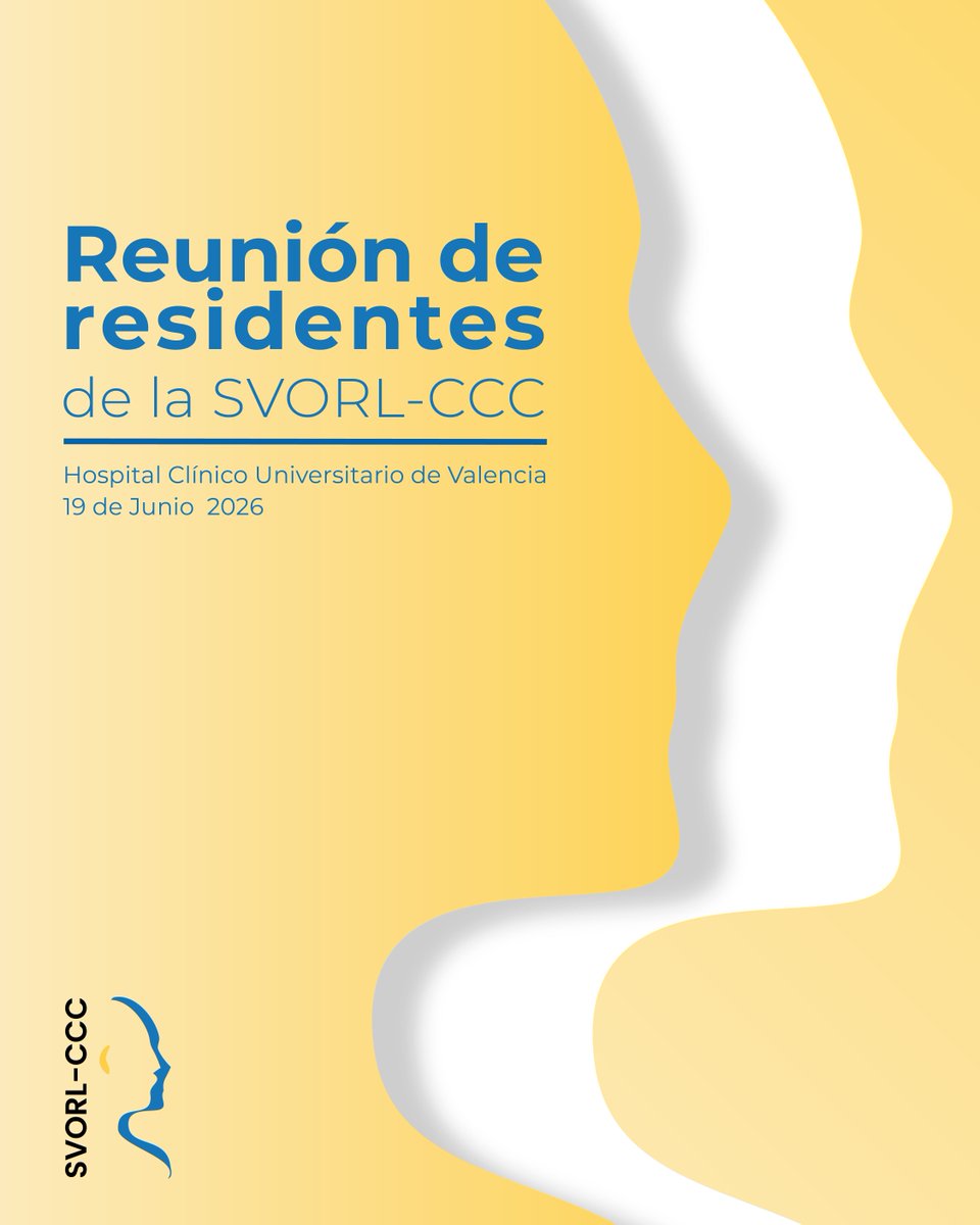svorlccc's tweet photo. 📅 ¡El 19 de junio en el Hospital Clínico Universitario de Valencia!

La jornada indicada si buscas conocer a compañeros/as de especialidad y asistir a formaciones breves sobre patología de cabeza y cuello, oncología y cirugía avanzada.

➡️ Más info: https://t.co/RvwYsuiBdR https://t.co/5OEqL0U4j2