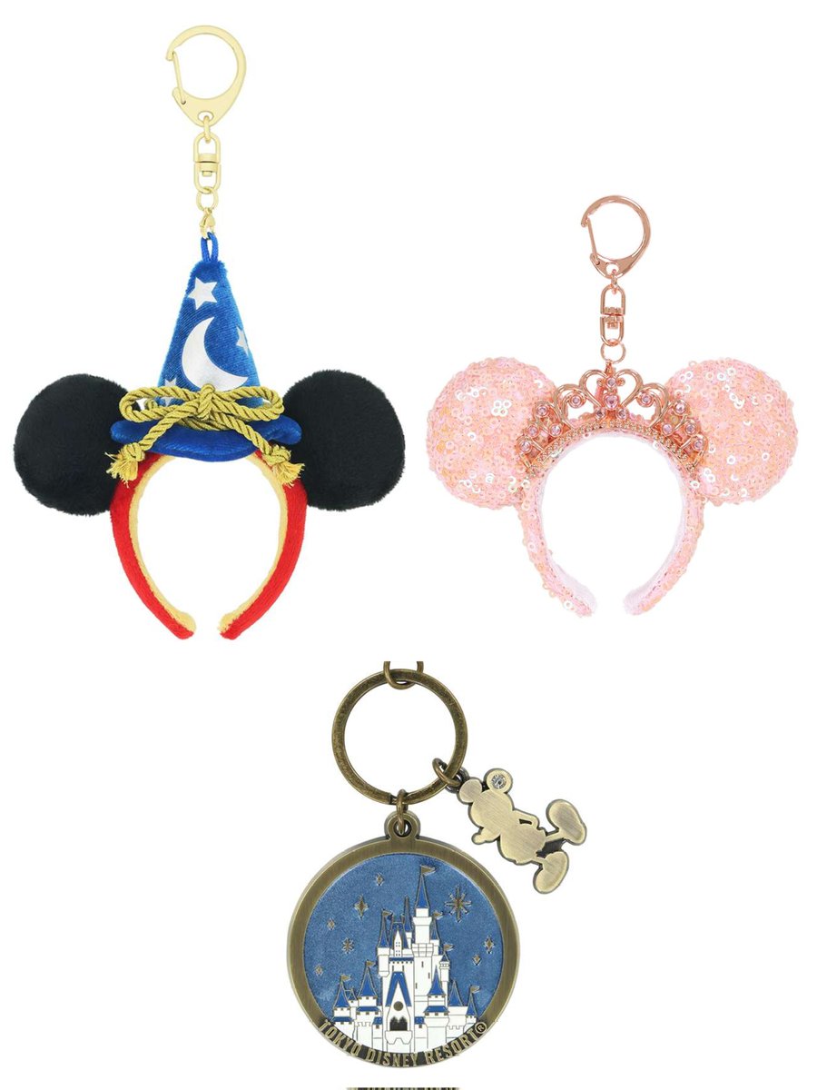 tdr_415's tweet photo. ━━━━━━━━━━━━
#東京ディズニーリゾート
「キーチェーン」
✎𓂃5月21日　販売開始

弟子ミッキーなどカチューシャをイメージしたキーチェーンが登場●︵● ⋆˙⟡

※未入園でもオンライン(ストア.jp)にて購入可
https://t.co/B0a6Sb9ZoX
#TDR_info #TDR_MD https://t.co/NtaA4GdJzl