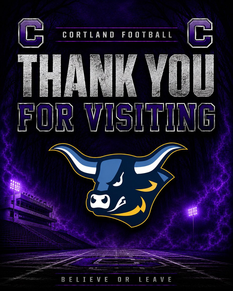 Cortland Purple Tigers Football tweet media