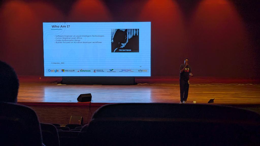 wayne_gakuo's tweet photo. Got to attend talks by @blackie_360 &amp; @BethanyJep. I think I've learned more about AI Agents than I've had in the past year. So much potential, so much capabilities and all that remains is responsible implementation.
#AgentConNairobi #AgentCon @GlobAICommunity https://t.co/Y9zKtAIH3r