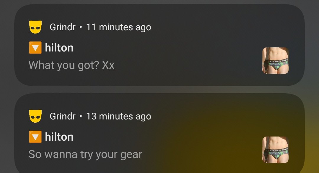 0x00null's tweet photo. Honestly, please don't approach people with gear like this. It's incredibly insulting. It just tells me you're not really interested in me, only what I can offer.

Try:
 - You seem like you're into similar things to me!
 - That's a nice dildo! Where did you get that from?
 - etc https://t.co/Ct8a92xqfx