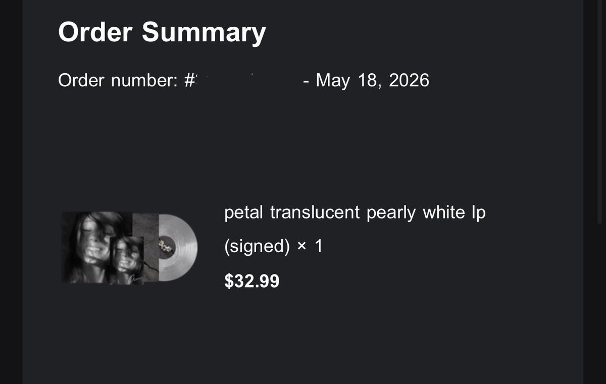 nastydecode's tweet photo. did this put my bank account in the negatives? Yes! Did I get my first signed vinyl on my own? Yes!! https://t.co/BJokF4u6G0