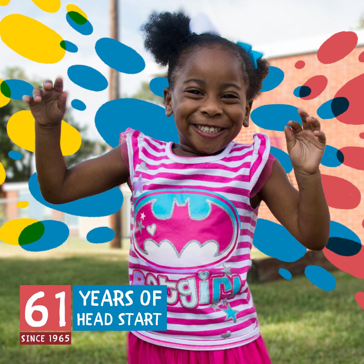 headstartwashco's tweet photo. On May 18, we celebrate 61 years of Head Start and the more than 40 million children and families it has served.
 It remains one of our country’s most enduring commitments to children and families.  
#HeadStart61 #HappyBirthdayHeadStart https://t.co/bKP4plzQ0k