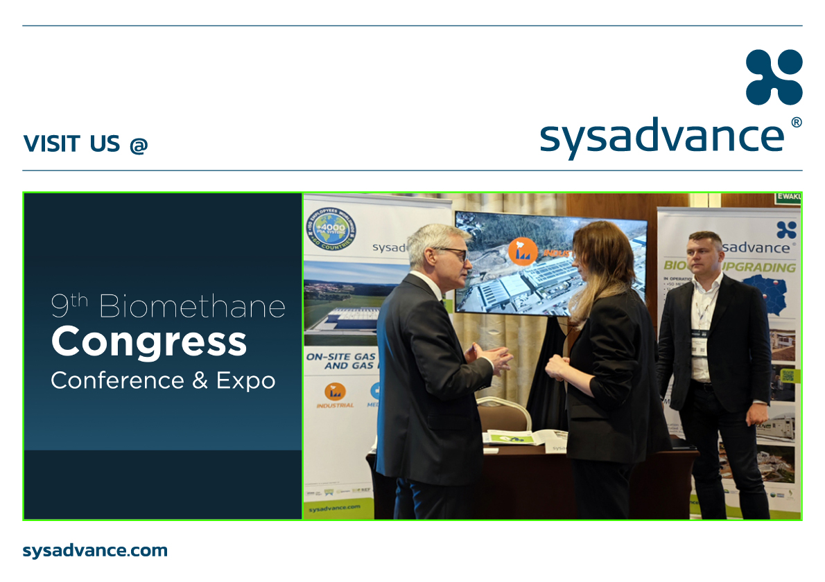 SysadvanceSa's tweet photo. SYSADVANCE | 9th Biomethane Congress

SYSADVANCE is at the 9th Biomethane Congress in Warsaw, Poland.

May 18, from 10:00 to 11:30 AM, Tomasz Jamrocha will deliver a presentation: “VPSA METHAGEN_AD: a proven path to efficient Biomethane production”.

Info: https://t.co/nM7uqOu6i7 https://t.co/W91uSqjLJY