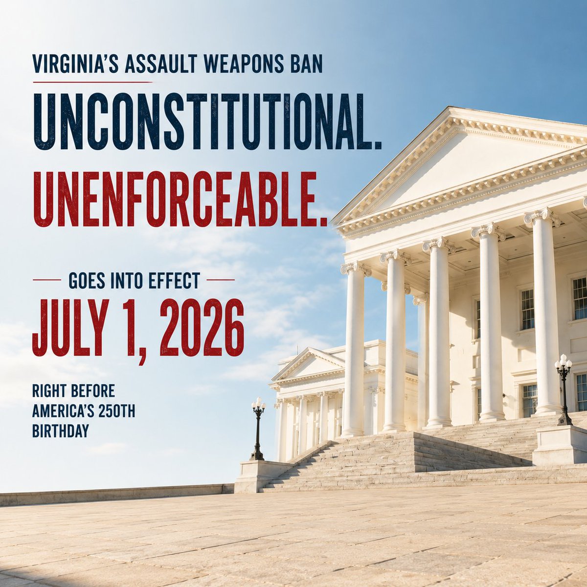 sainational's tweet photo. JULY 1 DEADLINE VIRGINIA! Stock up now! https://t.co/Qmn6el08kZ