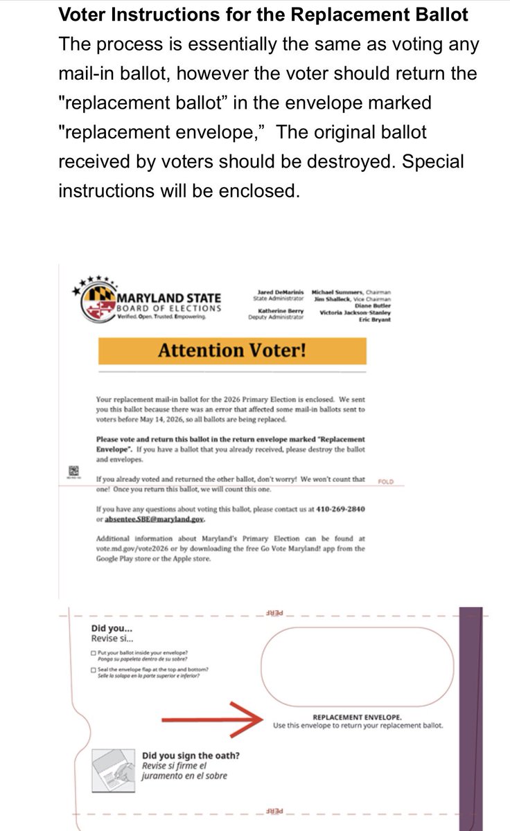 MikenzieFrost's tweet photo. NEW: The State Board of Elections just released more information about the mail-in ballot error. 

Details ⬇️ https://t.co/ftWWPUNzXR