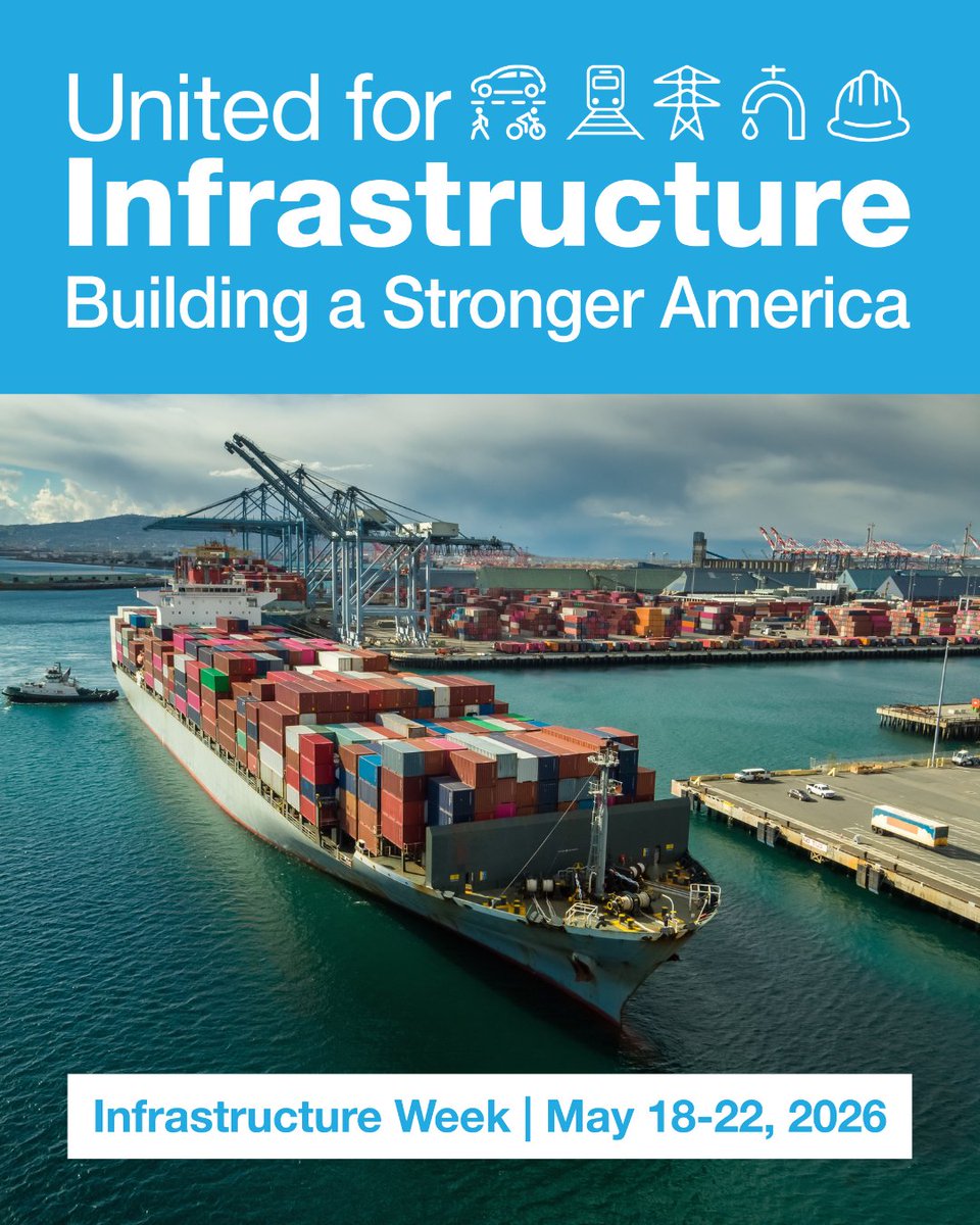 hiltonheadpsd's tweet photo. #InfrastructureWeek 2026 begins today. Projects connect communities, create opportunity, and ensure resilience in the face of future challenges. Let’s keep building together.
👉 https://t.co/P51dhVLdx5

#UnitedforInfrastructure
#BuildingaStrongerAmerica
#InfrastructureWorks https://t.co/XbfebpgzGJ