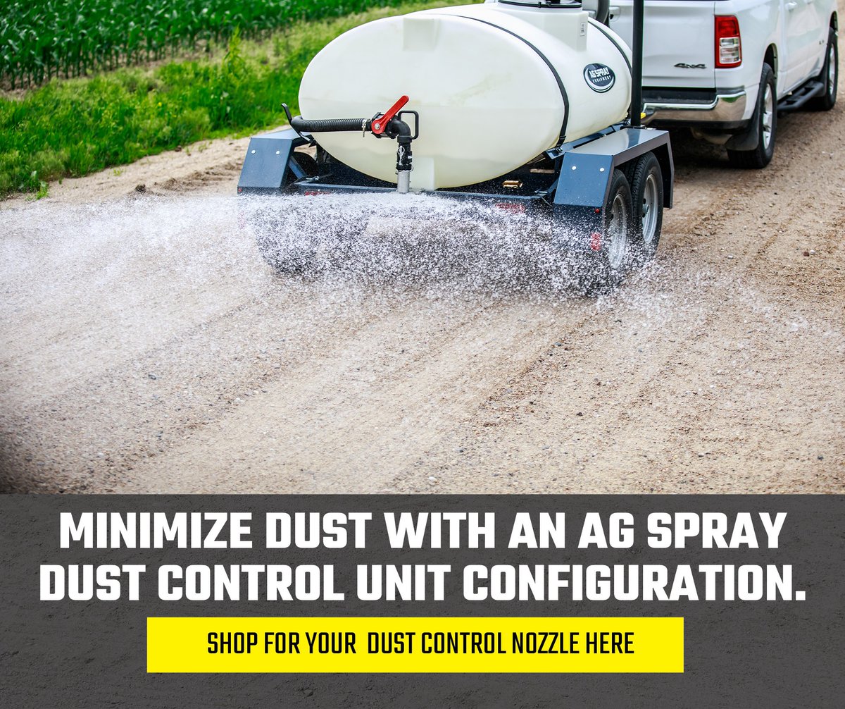 AgSprayEquip's tweet photo. Our 500 Gallon DOT trailer is ideal for dust control.  A stainless steel flood nozzle allows the operator to cover a lot of ground in a single pass.

Check out our full video on the trailer: https://t.co/vhxnqDbvLH

See more on https://t.co/EoIYgOm527 - https://t.co/dTSrxLMpNd https://t.co/4fMf5GQjOv