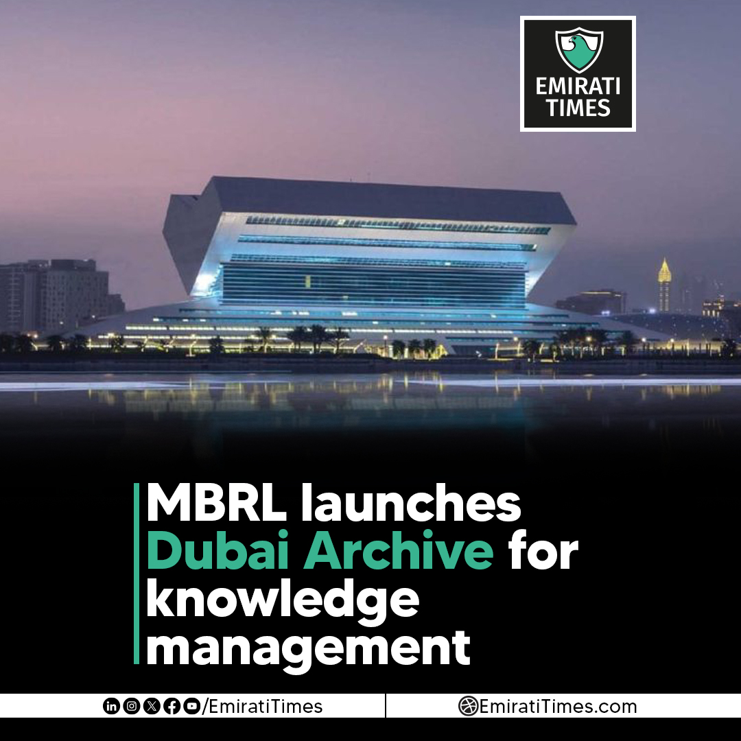 EmiratiTimes's tweet photo. MBRL launches Dubai Archive for knowledge management
https://t.co/72rMbz9zF3

#MBRL #DubaiArchive #NationalProject #EmiratiTimes #AITech #SmartArchive #InstitutionalMemory @mbrlae @one_ecm https://t.co/WlLzILJbW2