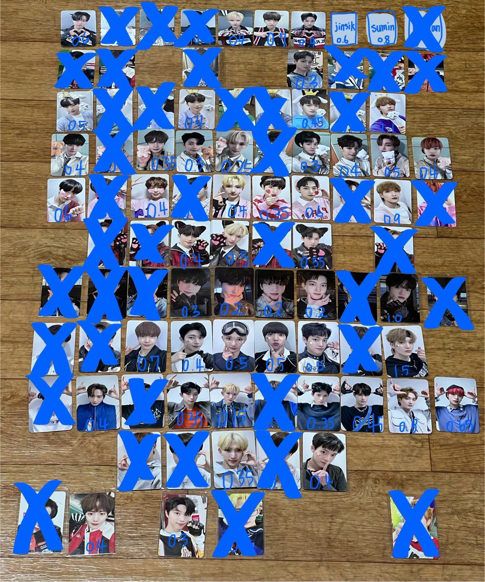 oreeeaz's tweet photo. 싸이커스 xikers 1집 2집 대면 영통 미공포 포카 분철 양도

WTS xikers fansign videocall photocard 싸이커스 민재 준민 수민 진식 현우 정훈 세은 유준 헌터 예찬 공방포카 포카 양도 Xikers  miniae iunmin sumin jinsik hyunwoo
junghoon seen yujun hunter yechan photocard sell https://t.co/fUxJeet26W