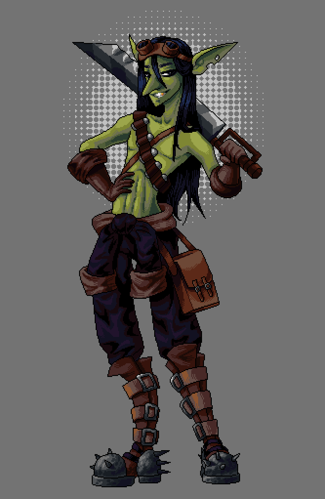 LiarLikePixels's tweet photo. #pixelart concept art of goblin character https://t.co/NrroYFQctC