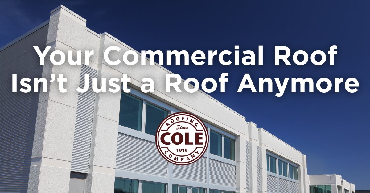 ColeRoofing's tweet photo. Your commercial roof is doing more than you think. I
Take a look: https://t.co/AC4xQbVThT

#CommercialRoofing #FacilityManagement #EnergyEfficiency #CommercialRealEstate https://t.co/y67dDRW1vl