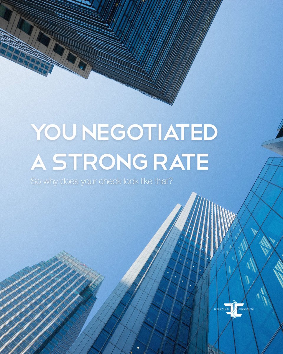 FosterCrown's tweet photo. Vendor Management Systems can add layers between you and your pay—often taking a margin that quietly chips away at what you actually earn. So while the rate looks great on paper, the take-home tells a different story.
#PhysicianContracts#ContractNegotiation #PhysicianRecruitment https://t.co/WBW3oDA0u7