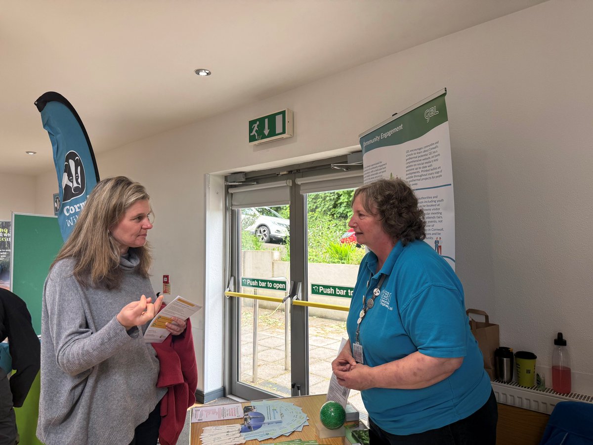 Geo_Projects's tweet photo. Great to attend the Chacewater Community Energy Group Nature &amp; Energy Show. Insightful conversations on geothermal energy, lithium and Cornwall’s energy future, and a pleasure to welcome MPs @JayneKirkham4 and @AndrewGeorge_ , and Cllrs Loic Rich and Martyn Alvey, to our stand. https://t.co/Ux8RQyyzp9