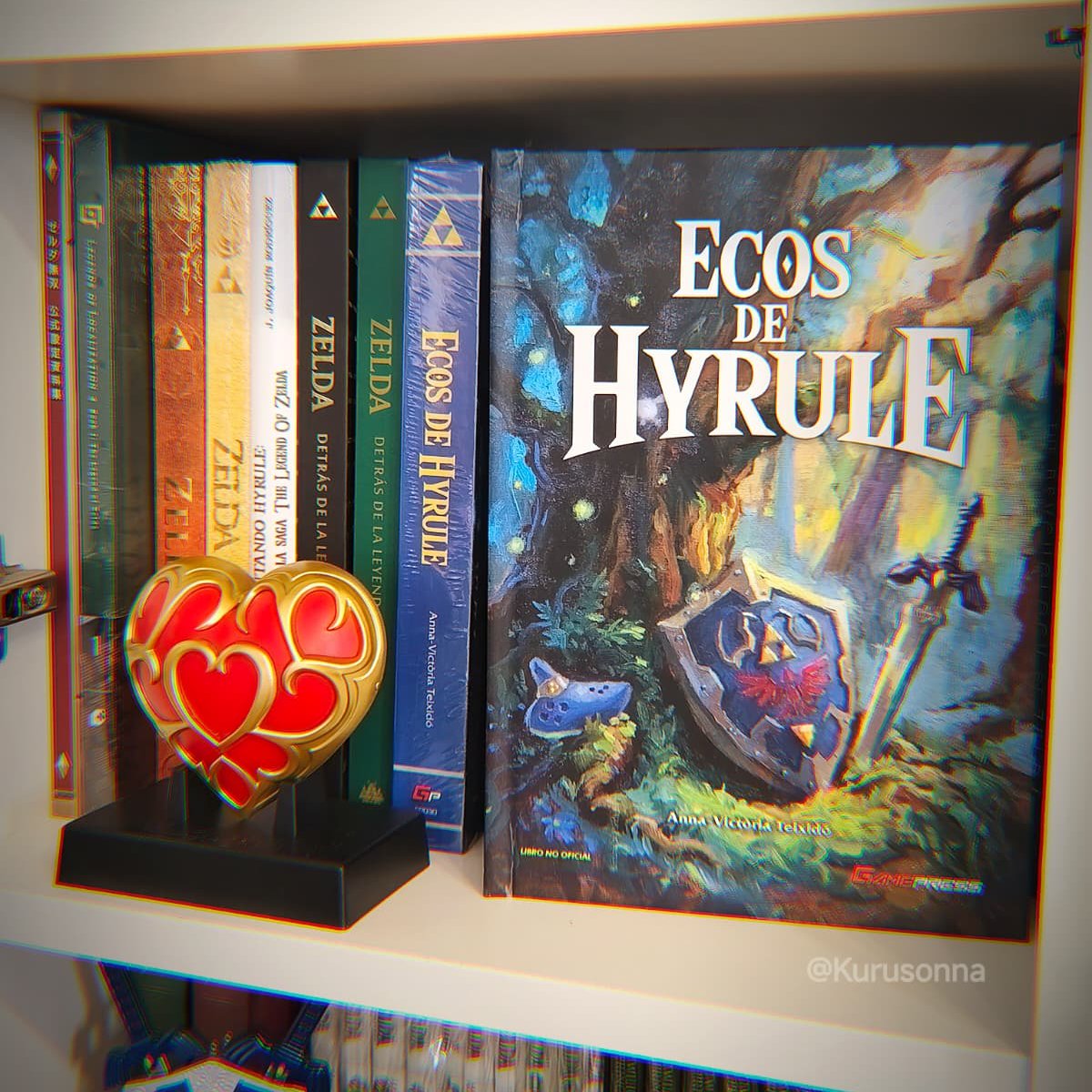 Kuru 👑 📚 - Ecos de Hyrule - #Zelda40th ❤️💚💙 tweet media