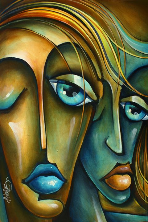 MLANGART's tweet photo. Art of the Day! "Sharing". Buy at: https://t.co/w5ANFs08w0 https://t.co/wGMQpsUwlG