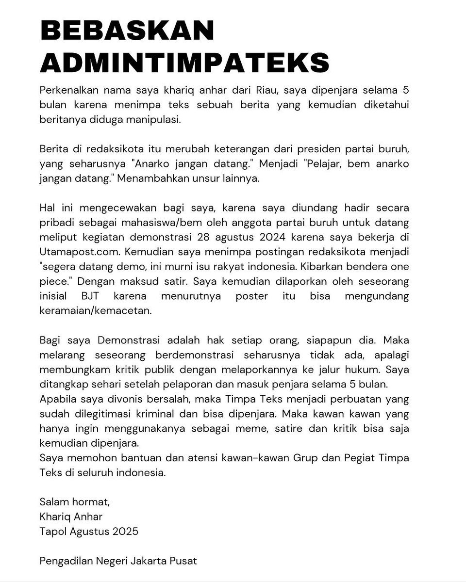 myshawti's tweet photo. Kalo ditimpa tuh cari dokslinya, padahal punya kementrian sekelas komdickgie tapi enggan mencari doksli, enggan Brantas ju*dol dan data masyrakat banyak yang bocor. Memang cocok makan gaji buta

Kirain takut sama flag one piece itu paling gong, ternyata ada yang lebih gong lagi (takut timpaan)