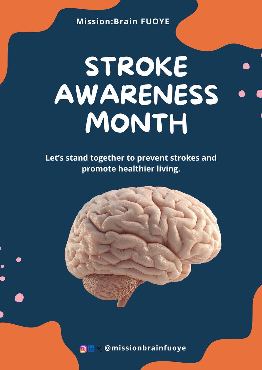 MissionBrainOye's tweet photo. #StrokeAwarenessMonth #May https://t.co/XFpwddkL27