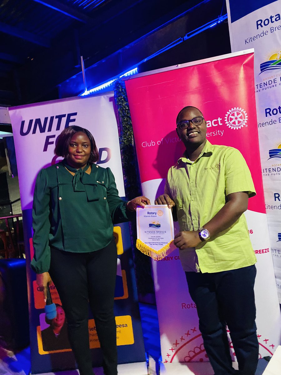 RcKitendebreeze's tweet photo. A huge thank you to Rtn Joseph Ssengooba @JB_Ssengooba for the insightful and inspiring message delivered at our Rotaract Takeover Fellowship last Thursday.
Thank you for championing the growth of young leaders in Rotaract.
#RCKitendeBreeze #RotaractTakeover #KiBreezeKinyuma https://t.co/r2GKqMgme0