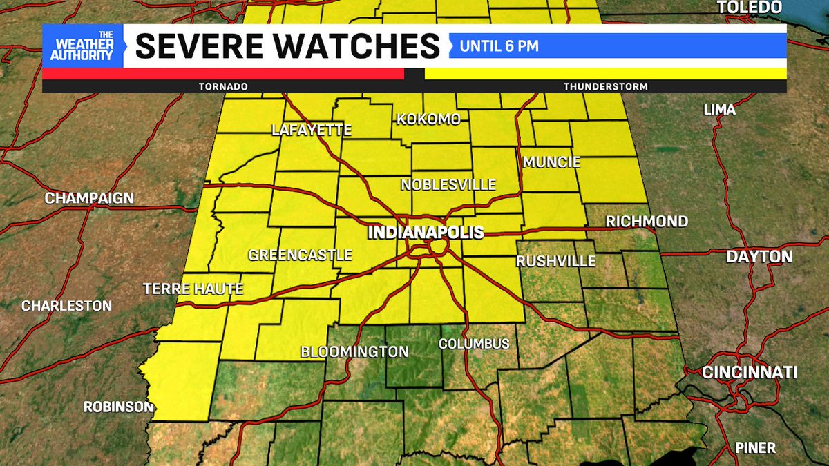 Severe Thunderstorm Watch has been issued for a large portion of ...