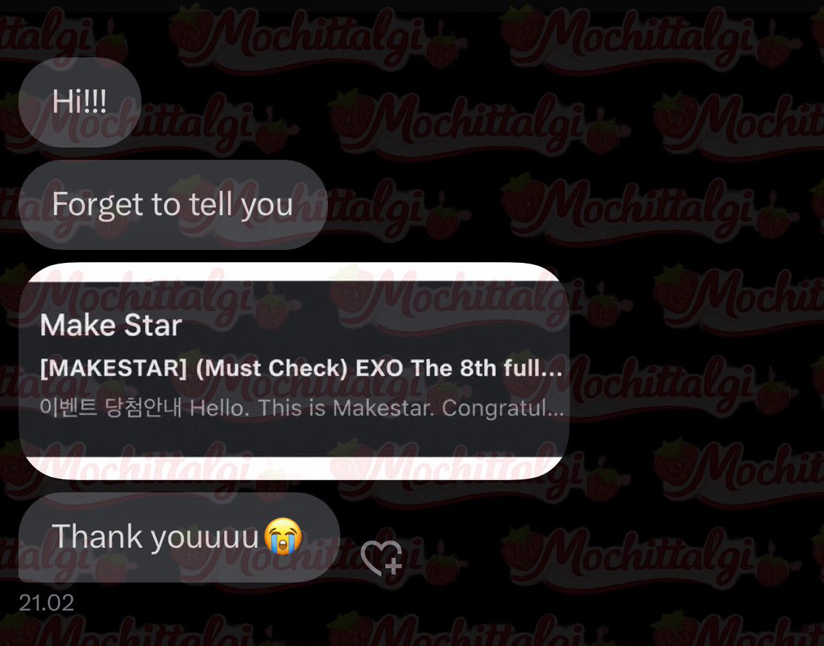 Mochi ttalgi 🍓 Proxy Fansign Service tweet media