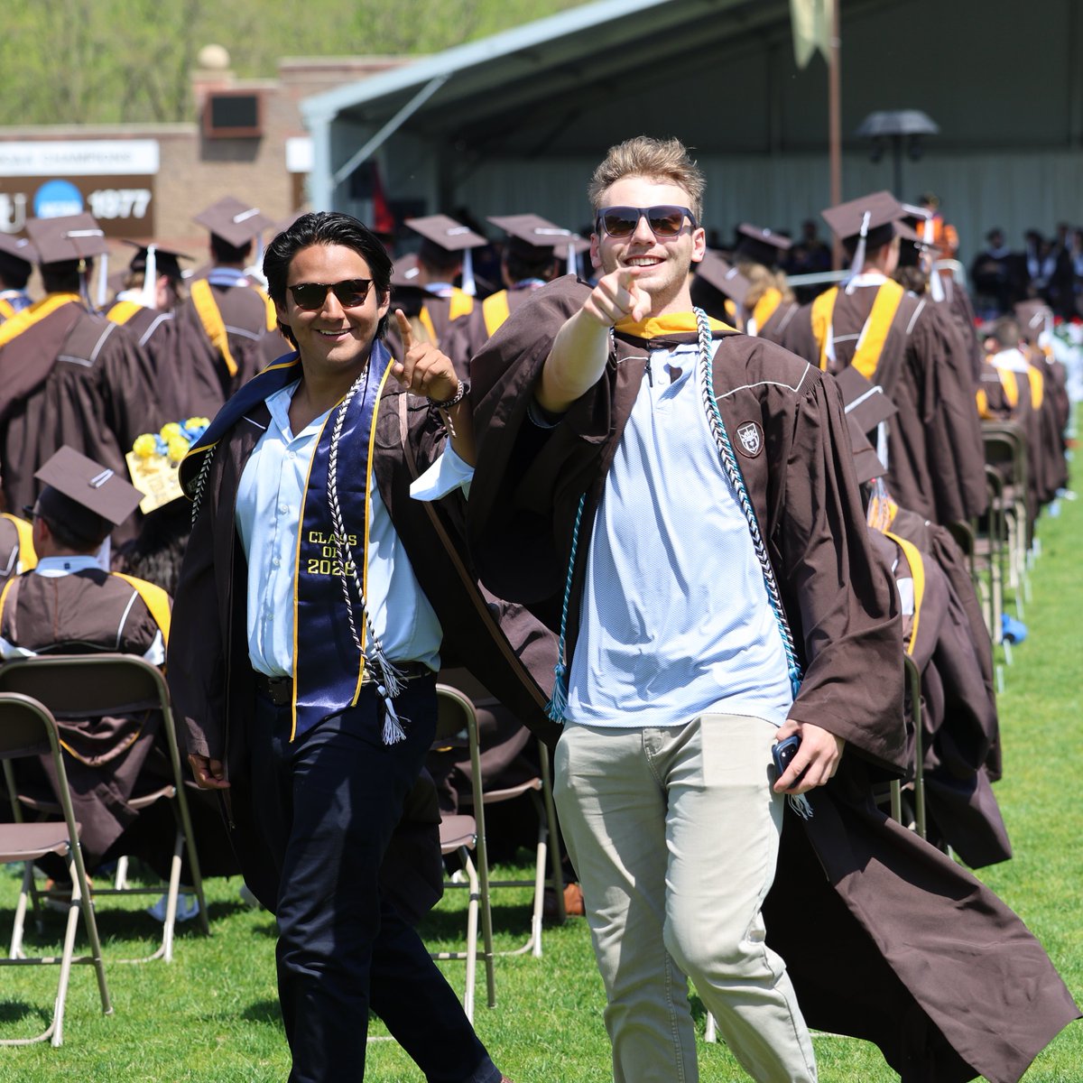 LehighMSoccer's tweet photo. Congratulations to all of our guys who walked the stage yesterday at graduation! 👏🎓

#GoLehigh https://t.co/iWjzqdun5U