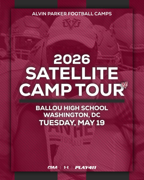 CoachNicoRogers's tweet photo. DC… you’re up next! 

🚨The #PLAY411 Satellite Camp Tour hits Ballou High School @BallouKnightFB this Tuesday! Registration starts at 5PM. 

Don’t miss your opportunity to get evaluated, compete, and get better. https://t.co/A5mFsyIXEf https://t.co/x2qaOBCCz0