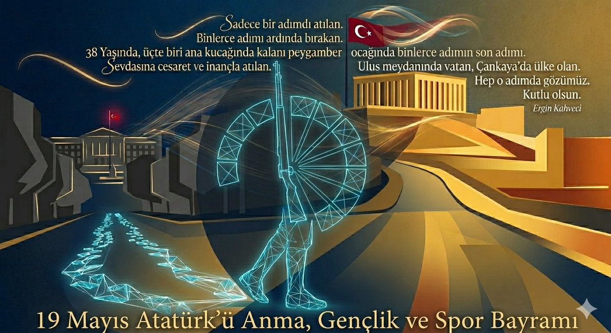 TurkTarimPltfrm's tweet photo. Sadece bir adımdı atılan.
Binlerce adımı ardında bırakan. 
38 Yaşında, üçte biri ana kucağında kalanı peygamber ocağında geçen binlerce adımın son adımı. 
Sevdasına cesaret ve inançla atılan.
Ulus meydanında vatan, Çankaya'da ülke olan.

Hep o adımda gözümüz.

Kutlu olsun. https://t.co/9QH8uk7BGd