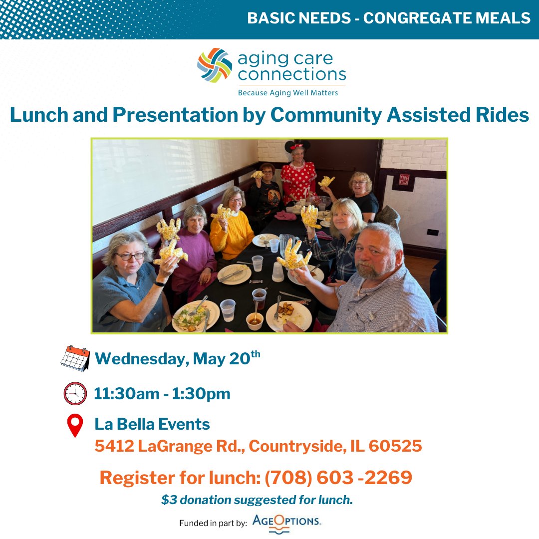 agingcareconns's tweet photo. We have 4 events this Wednesday!

Start your day with a calming walk and join us in Countryside after for a delicious lunch with a great presentation! 

If you are unable to make our Walking Club, consider joining our Mindful Movement session, in collaboration with OptWell. https://t.co/3oYfA57lKs