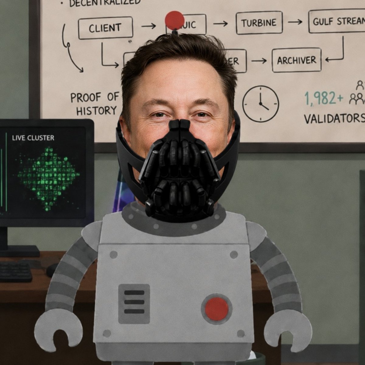 soarescpt's tweet photo. We're in a bot meta🤖🤖
 We already have TolyBot and TrumpBot, and we all know that the best and most influential person for this meta is ELON. 

So we're sending $ELONBOT ! https://t.co/3wmLD24yd5