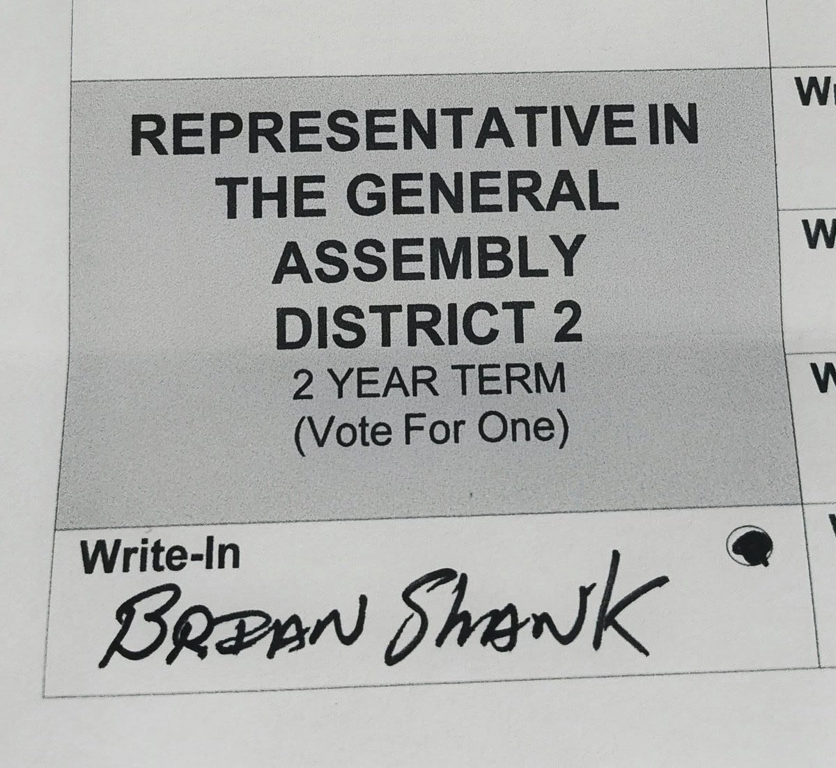 Brian_Shank1's tweet photo. @EriePA_GOP If you're a Republican or a Democrat you can write me in tomorrow! https://t.co/aCuhJFJddo