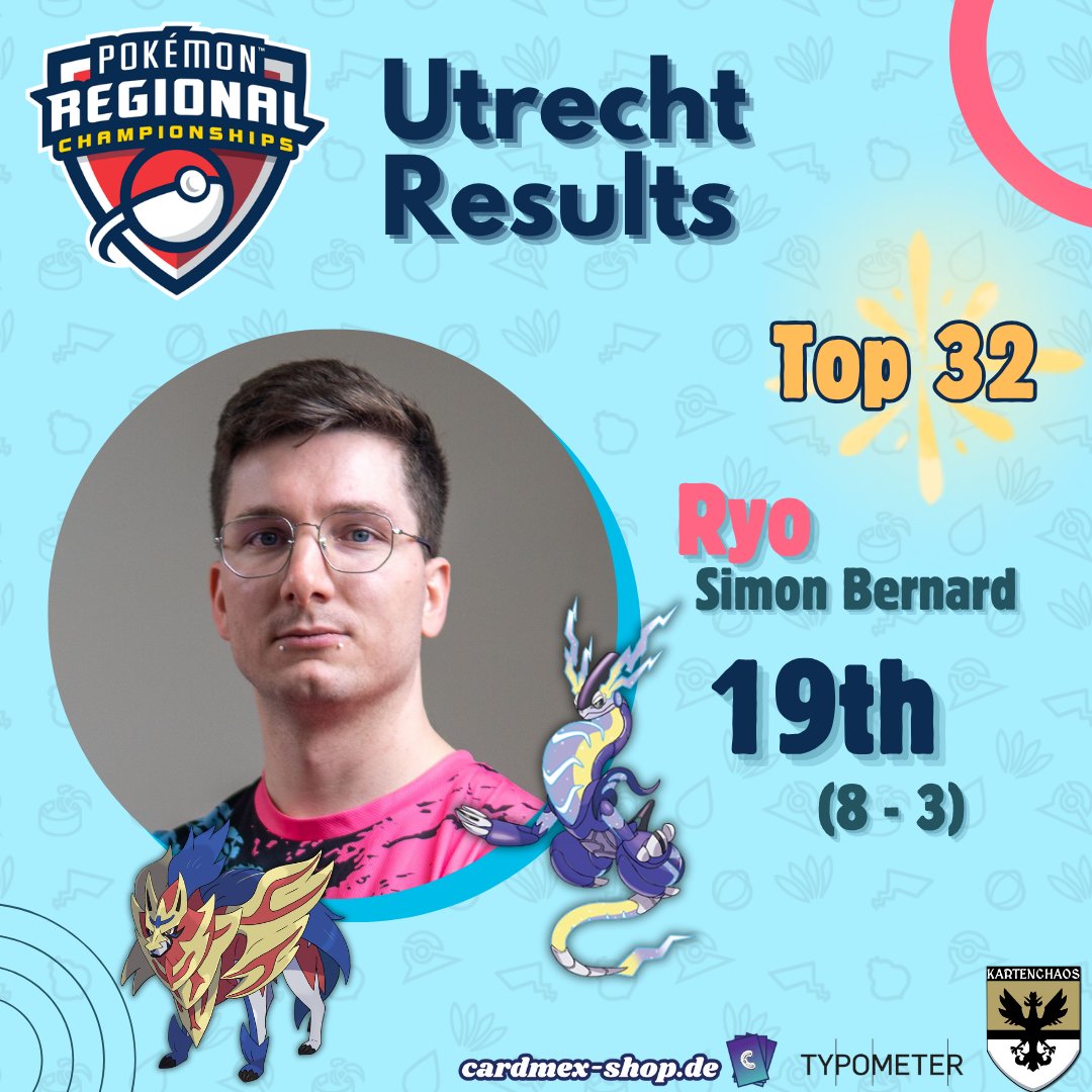 AlpenseeVG's tweet photo. A worthy farewell to SV in Utrecht 🇳🇱
Despite a tragic teamkill, @Sela133VII pushed onto a T16 finish while @sdg_ryo scored T32, both securing crucial points for Worlds. With @GerbyVGC and @VioPhoenixVGC in T64, that's over half the team in Phase 2.
Talk about consistency! 🌊 https://t.co/jzqhaK1w2l