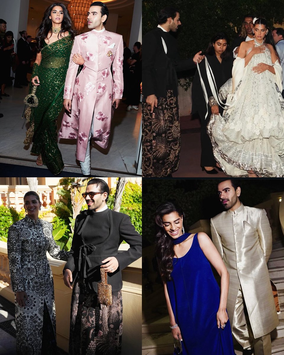 rayainalif's tweet photo. Sanam Saeed x Hussain Rehar at Cannes is the fashion pairing I didn’t know I needed. https://t.co/ZotRQA5Piv