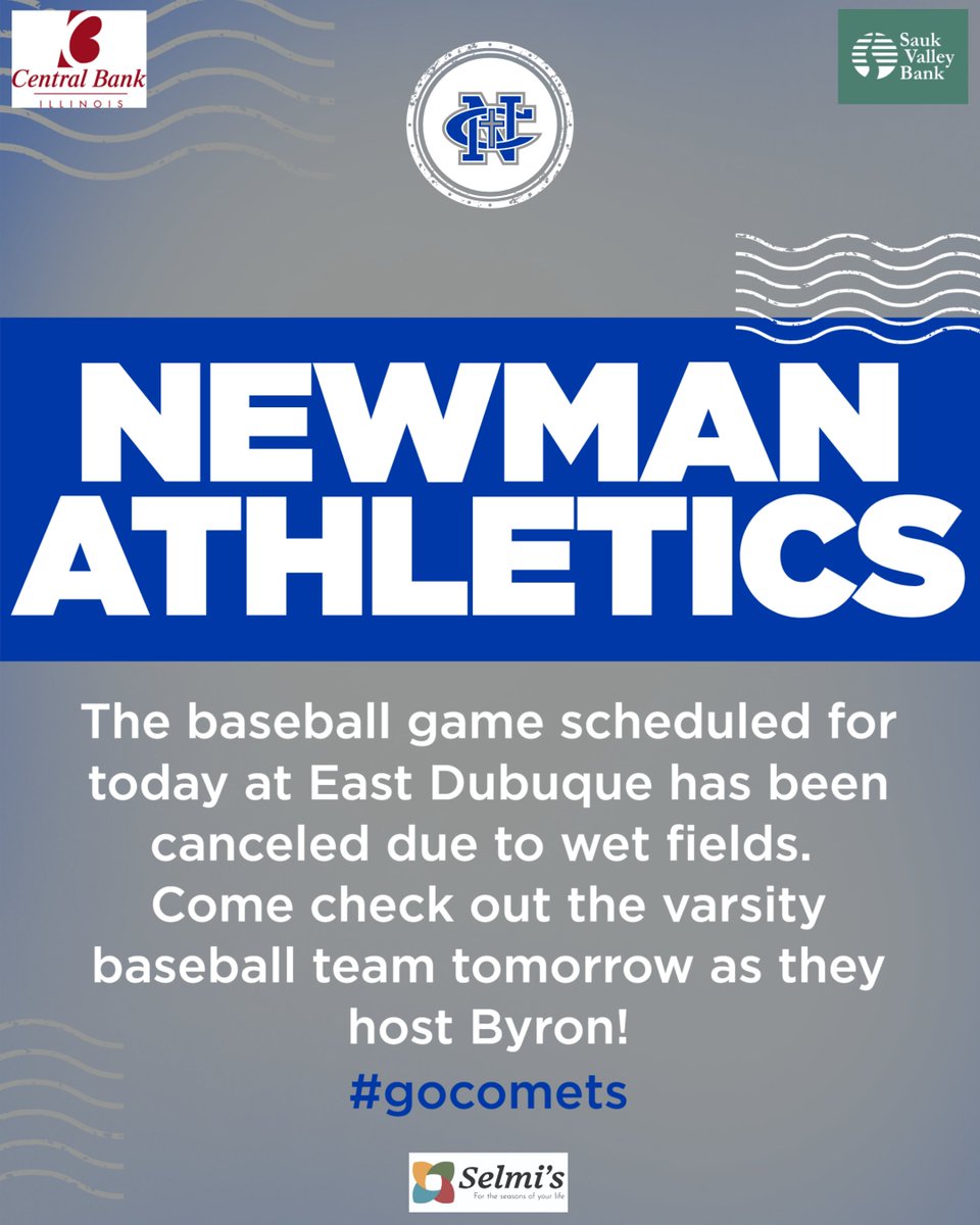 NewmanCC_AD's tweet photo. No baseball today! https://t.co/PqxFy4AHN5