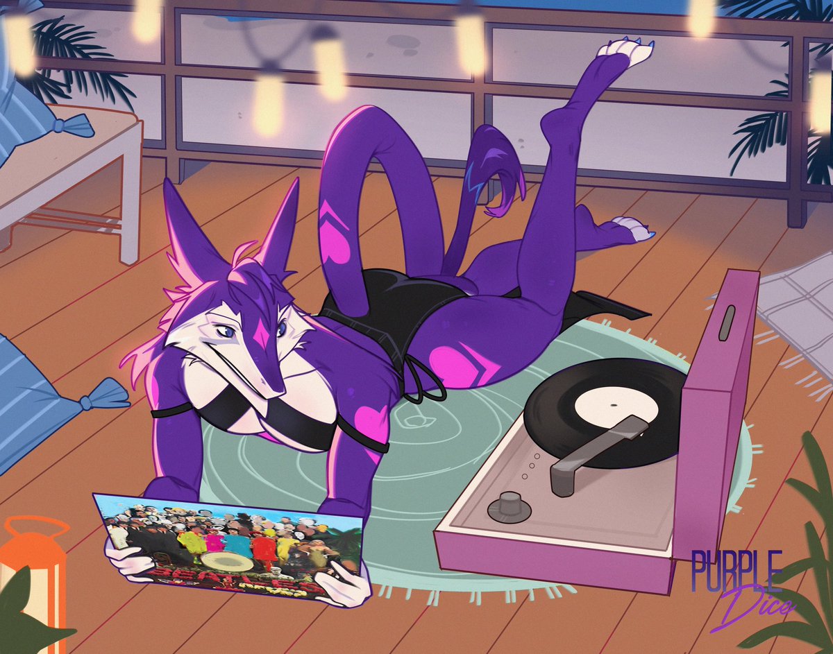 PhoenixSergal's tweet photo. A Day in the Life of Phoenix~

🎨@Purple_Dice6 

#Sergal #furry #furryart https://t.co/PjcnRMQ3E7