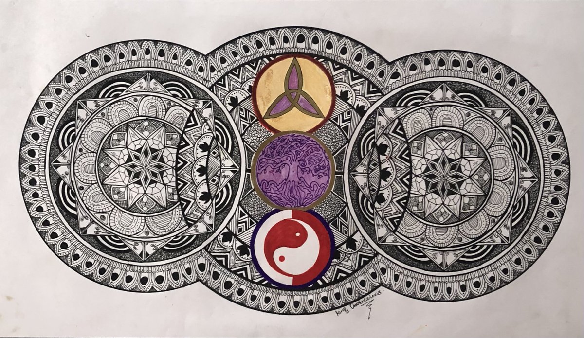 King_Bolarinwa's tweet photo. No AI. I made these using pen on paper, with real effort, and love for details and symbolism. ✨ https://t.co/Jq4iZSlxOm